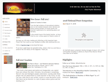 Tablet Screenshot of muslimsunrise.com
